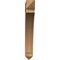 Ekena Millwork Thorton Arts & Crafts Rough Sawn Bracket, Western Red Cedar, 6"W x 44"D x 44"H BKT06X44X44THR03RWR - alternate 2